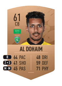 Amaar Al Dohaim Common 61 OVR