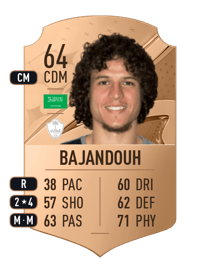 Jamal Bajandouh Rare 64 OVR