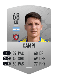 Gastón Campi Common 68 OVR