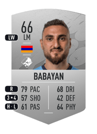 Edgar Babayan Common 66 OVR