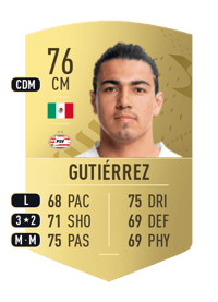 Érick Gutiérrez Common 76 OVR