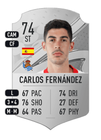 Carlos Fernández Rare 74 OVR