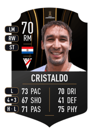 Gustavo Cristaldo CONMEBOL LIBERTADORES 70 OVR