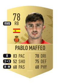 Pablo Maffeo Common 78 OVR