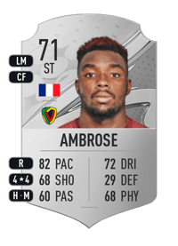 Thierry Ambrose Rare 71 OVR