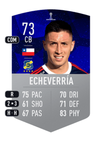 Rodrigo Echeverría CONMEBOL SUDAMERICANA 73 OVR