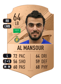 Hamad Al Mansour Rare 64 OVR
