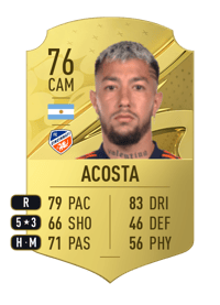 Luciano Acosta Rare 76 OVR