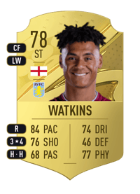 Ollie Watkins Rare 78 OVR