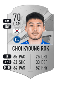 Choi Kyoung Rok Rare 70 OVR
