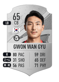 Gwon Wan Gyu Rare 65 OVR