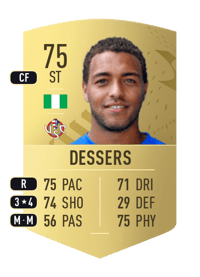 Cyriel Dessers Common 75 OVR