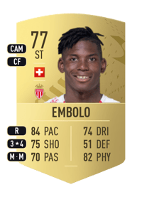 Breel Embolo Common 77 OVR