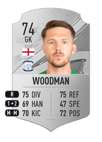 Freddie Woodman Rare 74 OVR