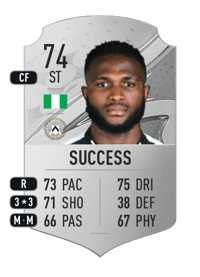 Isaac Success Rare 74 OVR