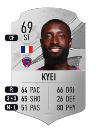 Grejohn Kyei Rare 69 OVR