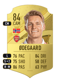 Martin Ødegaard Rare 84 OVR
