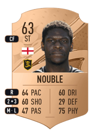 Joel Nouble Rare 63 OVR