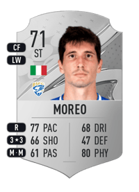 Stefano Moreo Rare 71 OVR