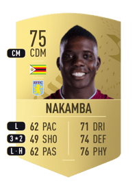 Marvelous Nakamba Common 75 OVR