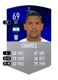 Andrés Chávez CONMEBOL SUDAMERICANA 69 OVR