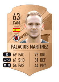 Federico Palacios Martínez Rare 63 OVR
