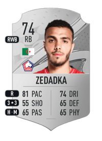 Akim Zedadka Rare 74 OVR