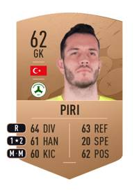 Onurcan Piri Common 62 OVR