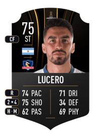 Juan Martín Lucero CONMEBOL LIBERTADORES 75 OVR