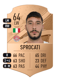 Mattia Sprocati Rare 64 OVR