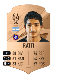 Nicolás Ratti Rare 64 OVR