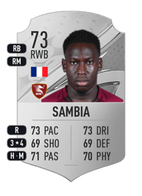 Junior Sambia Rare 73 OVR