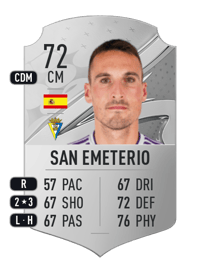 San Emeterio Rare 72 OVR
