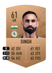 Amrinder Singh Common 61 OVR