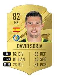 David Soria Rare 82 OVR