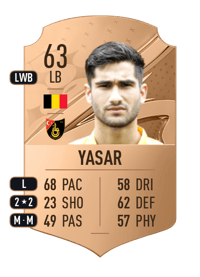 Ali Yasar Rare 63 OVR