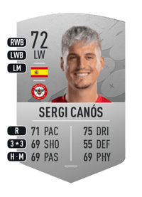 Sergi Canós Common 72 OVR