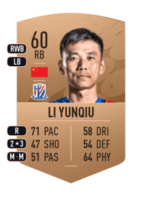 Li Yunqiu Common 60 OVR