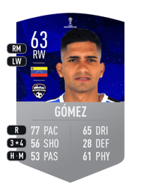 Darwin Gómez CONMEBOL SUDAMERICANA 63 OVR
