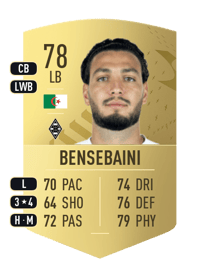 Ramy Bensebaini Common 78 OVR
