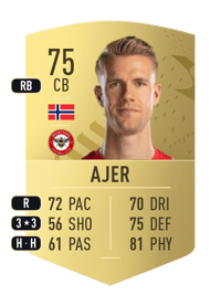 Kristoffer Ajer Common 75 OVR