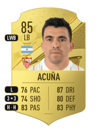 Marcos Acuña Rare 85 OVR