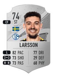Jordan Larsson Rare 74 OVR