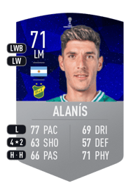 Gabriel Alanís CONMEBOL SUDAMERICANA 71 OVR