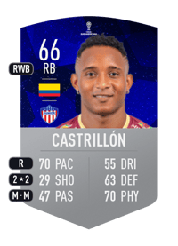 Nilson Castrillón CONMEBOL SUDAMERICANA 66 OVR