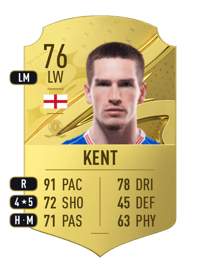 Ryan Kent Rare 76 OVR