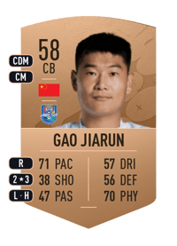 Gao Jiarun Common 58 OVR