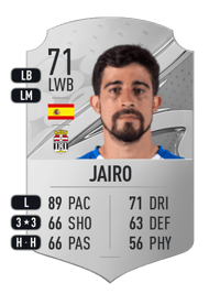 Jairo Rare 71 OVR