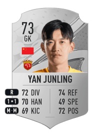 Yan Junling Rare 73 OVR
