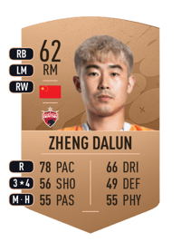 Zheng Dalun Common 62 OVR